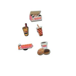CROCS Dunkin' Donuts Jibbitz Charms Set